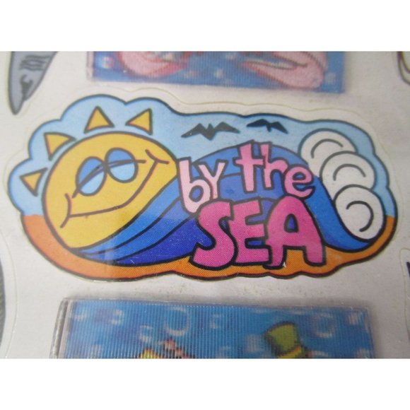 Fantastic Plastic 3D Stickers Extra Bonus Vintage 1983 Gordy Intl Factory Sealed - Picture 3 of 9